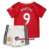 Virallinen Fanipaita + Shortsit Manchester United Martial 9 Kotipelipaita 2022-23 - Lasten